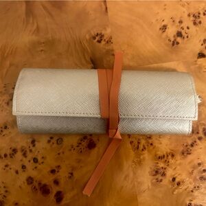 Jewelry Travel Bag - Gold w/ Orange Ribbon
